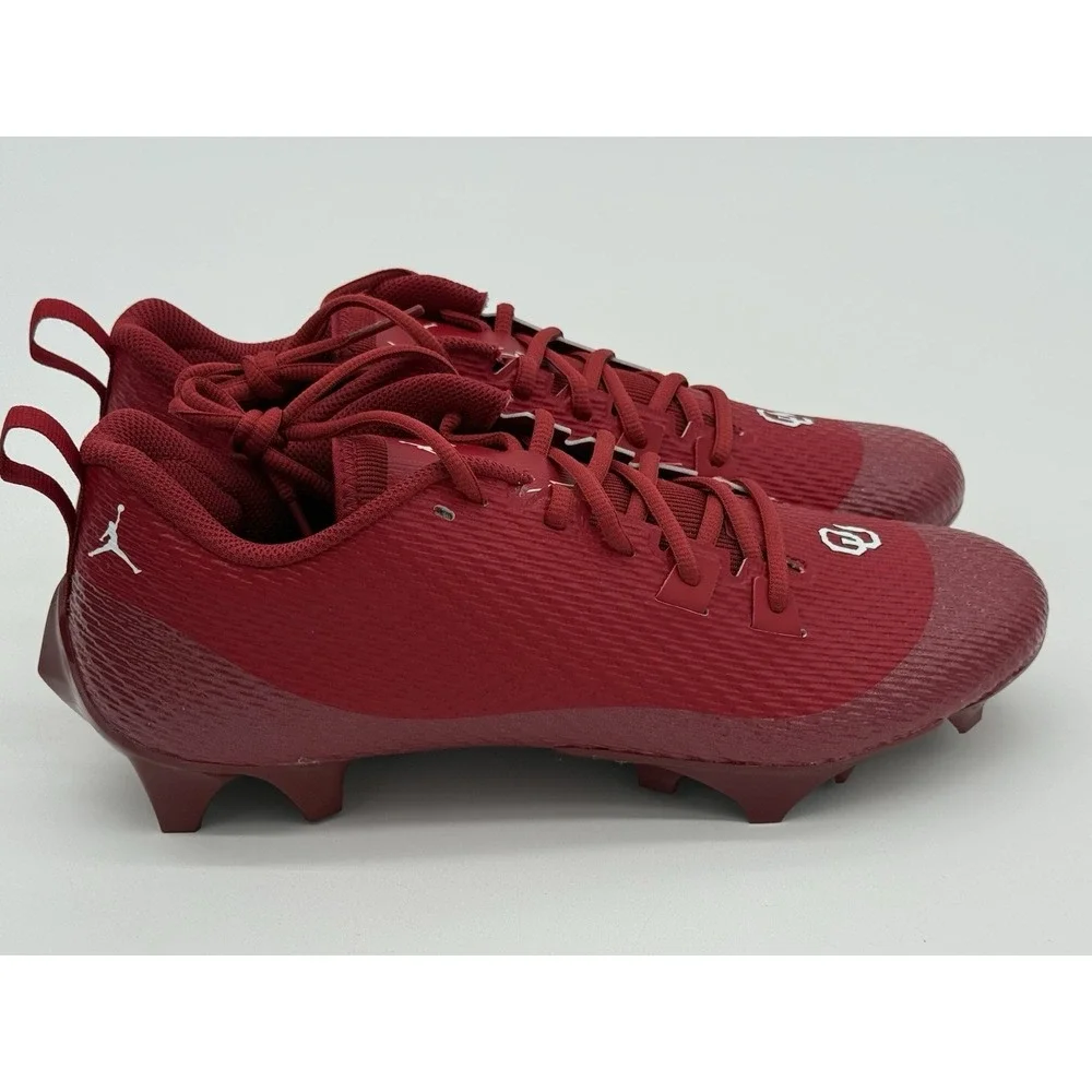Size 10- Jordan Vapor Edge Speed 360 2 Oklahoma Sooners PE FJ5715-600 No Box Lid